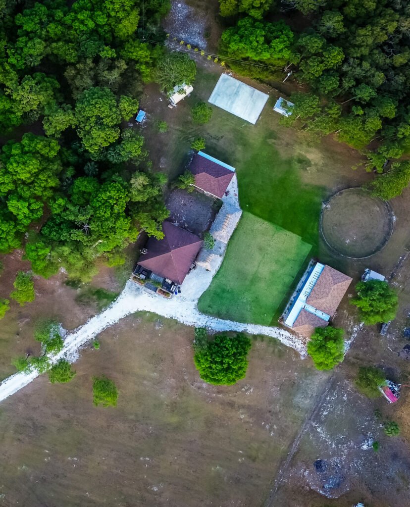 Canobak farm aerial view